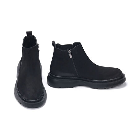 TwoEgoist Erkek Hakiki Deri ve Nubuk Deri Eva Taban Hafif Tasarım Bot