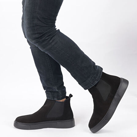 TwoEgoist Hakiki Süet Deri Chelsea Bot