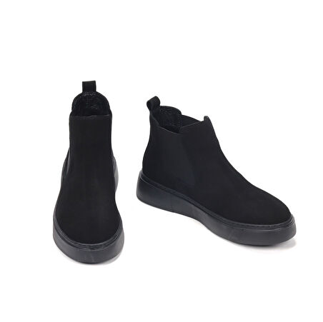 TwoEgoist Hakiki Süet Deri Chelsea Bot