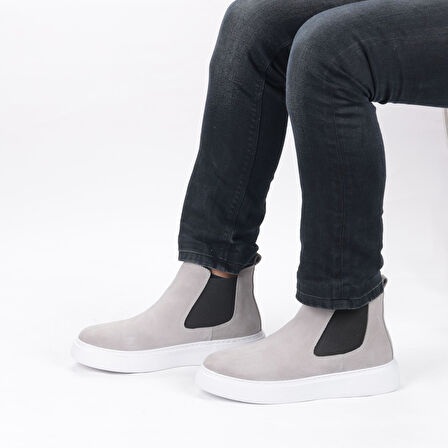 TwoEgoist Hakiki Süet Deri Chelsea Bot