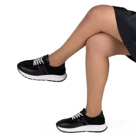 Kadın Hakiki Deri Anatomik Hafif Spor Yürüyüş Ayakkabısı Sneaker