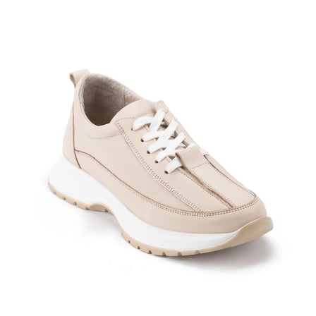 Kadın Hakiki Deri Anatomik Hafif Spor Yürüyüş Ayakkabısı Sneaker