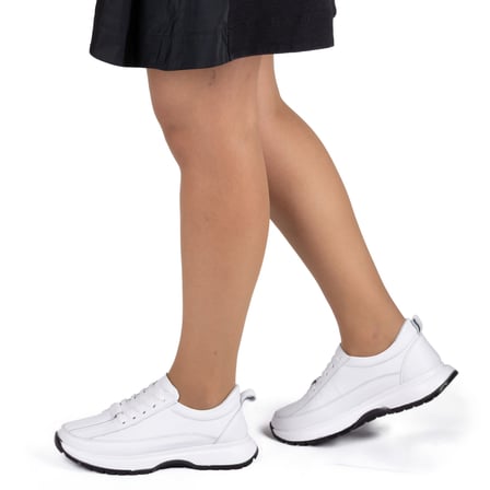 Kadın Hakiki Deri Anatomik Hafif Spor Yürüyüş Ayakkabısı Sneaker