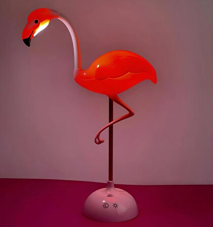 Flamingo Masa Lambası - 2 Fonksiyonlu USB Şarjlı