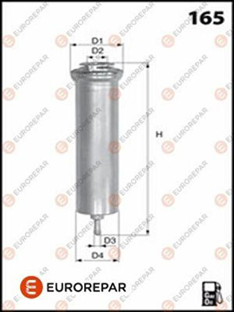 Eurorepar-PSA 1643624680 E Mtrn Filtresi Eurorepar 1643624680