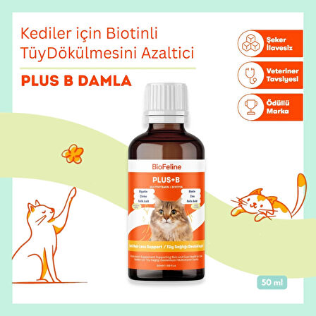 Biofeline Plus ve B Biotin kedi Damlasi - 50 ml