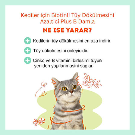 Biofeline Plus ve B Biotin kedi Damlasi - 50 ml