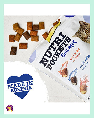 Gimcat Nutripockets Kedi Ödülü Sea Mix 150GR