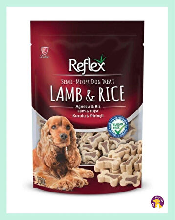 Reflex Semi Moist Kuzu Pirinçli Köpek Ödül Maması 150 gr