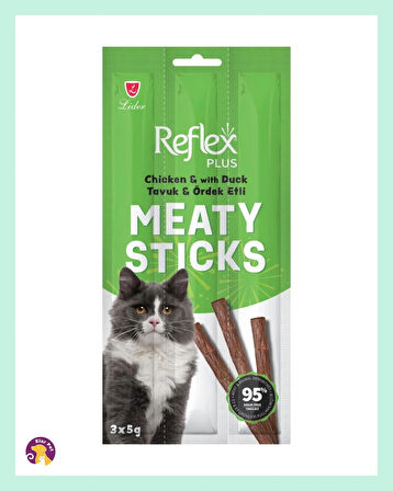 Reflex Meaty Sticks Kedi Ödül Çubuğu 3 x 5 gr 6 Paket