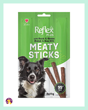 Reflex Meaty Sticks Köpek Ödül Çubuğu  3 x 11 gr (4 Paket)