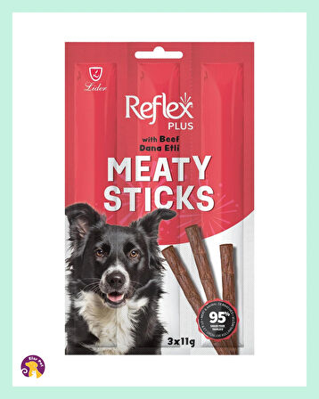 Reflex Meaty Sticks Köpek Ödül Çubuğu  3 x 11 gr (4 Paket)