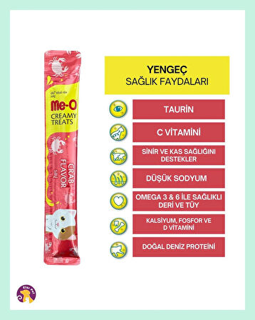 Me-O Kedi Ödül Maması 8’li Karışık Paket – Yengeç, Tavuk & Ciğer, Somon, Ton Balığı Aromalı