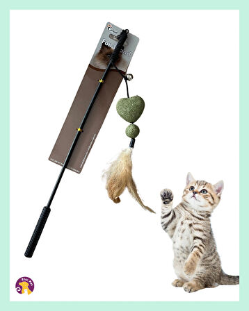 Eastland Catnipli Kalpli Kedi Oltası Tüylü 50 cm