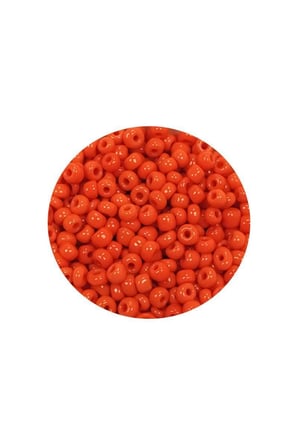 Dökme Cam Kum Boncuk (11/0) 2 mm - 60 Gram - Turuncu - BNC048
