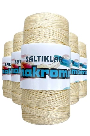 5 Adet Polyester Makrome İpi 270 100 gr