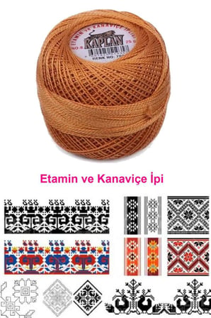 Kaplan Etamin Ve Kanaviçe İpi 8 No Kod/Renk: 780 - Royaleks