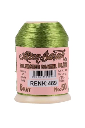3 Adet Altınbaşak Oya ve Dantel İpi 20 gr - Royaleks - No: 489