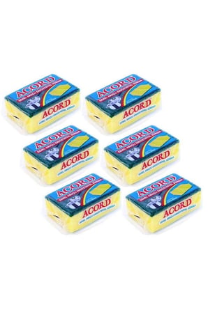 6 adet Boy Endüstriyel Çok Amaçlı Bulaşık Süngeri 13x8x4 cm