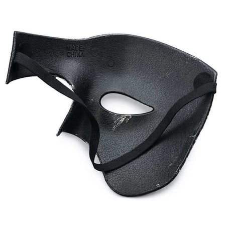 Antik Eskitme Gümüş Erkek Yarım Maske - Phantom Parti Balo Maskesi