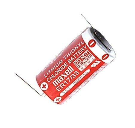 Maxell Er17/33 3.6v 2/3a Size Lithium Pil