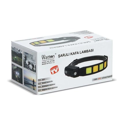 Sensörlü Cob Xpg Led Kafa Lambası Wt-066