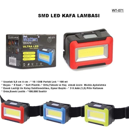 Pilli Kafa Lambası Wt-071