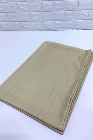 Çizgili Tek Masa Örtüsü Colber 160x220cm Kahve