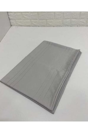 Çizgili Tek Masa Örtüsü Colber 160x220cm Gri