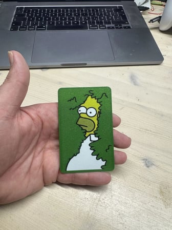 3D Baskı Komik Çizim Desenli Dekoratif Banka Kartı Kılıfı