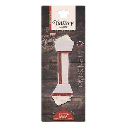 Trusty Sığır Etli Düğümlü Kemik Köpek Ödülü 85 Gr 20,3 Cm