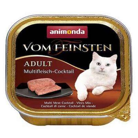 Vom Feinsten Karışık Etli Yetişkin Kedi Konservesi 100 Gr