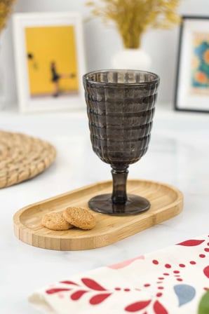 Allegra Füme 6?lı Kadeh Bardak Seti 750 ml Akrilik Malzeme - Cam Değildir Kırılmaya Dayanıklı