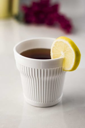 Akrilik Beyaz 6'lı Kısa Bardak & Su Meşrubat Kahve Yanı Bardağı 300 ml ( Cam Değildir )