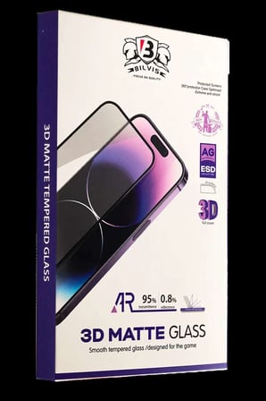 iPhone 16 Bilvis 3D Mat Cam Ekran Koruyucu