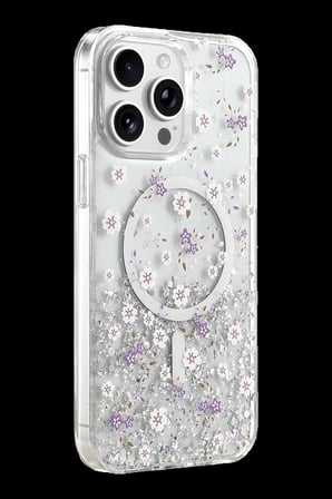Onegif iPhone 14 Pro Max Misk Simli Magsafe Kapak - Desen 2