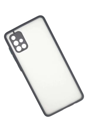 Galaxy A71 Kılıf Montreal Silikon Kapak - Gri