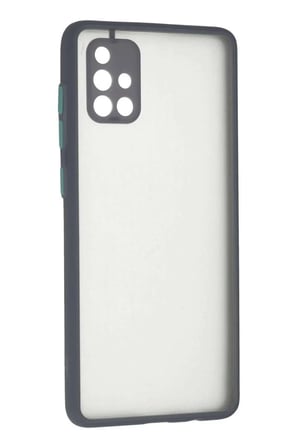 Galaxy A71 Kılıf Montreal Silikon Kapak - Gri