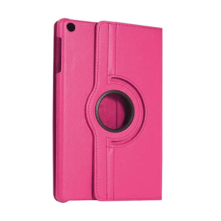 Galaxy Tab A11 360 Tablet Deri Kılıf - Pembe