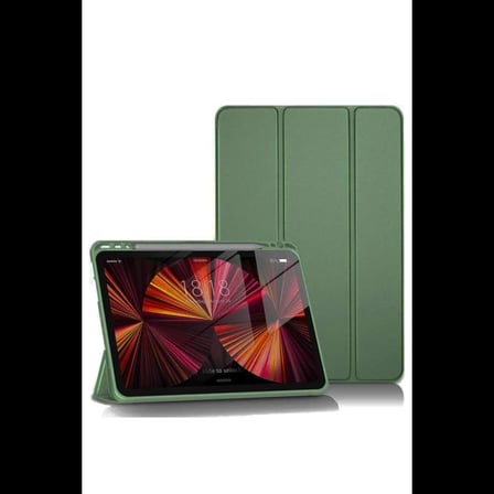 iPad Pro 11 (2024) Kılıf Tablet Smart Kılıf - Koyu Yeşil