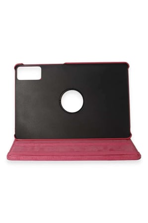 Redmi Pad SE Kılıf 360 Tablet Deri Kılıf - Pembe