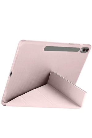 Galaxy X610 Tab S9 Fe Plus 12 4 Kilif Kalemlikli Mars Tablet Kilifi Rose