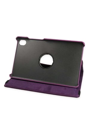 Tab M8 Kılıf 360 Tablet Deri Kılıf - Mürdüm