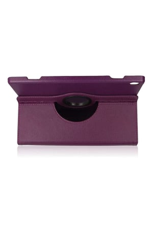 M10 X505F Kılıf 360 Tablet Deri Kılıf - Mürdüm