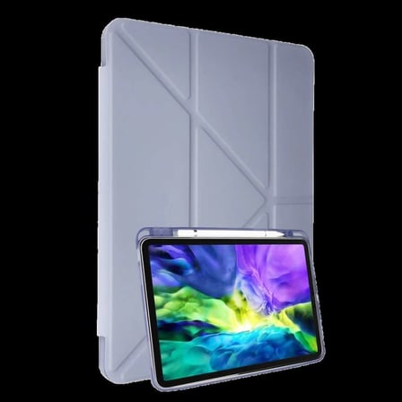 iPad Air 4 10.9 Kılıf Kalemlikli Mars Tablet Kılıfı - Lila