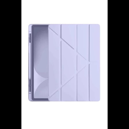 iPad Pro 11 (2024) Kılıf Kalemlikli Hugo Tablet Kılıfı - Lila