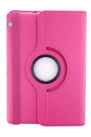 MediaPad T3 10 / 9.6 Kılıf 360 Tablet Deri Kılıf - Pembe
