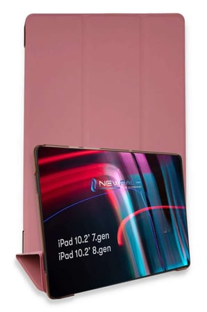 iPad 10.2 (7.nesil) Kılıf Tablet Smart Kılıf - Pembe