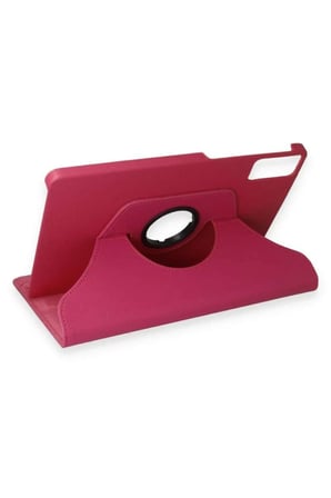 Redmi Pad SE 4G Kılıf 360 Tablet Deri Kılıf - Pembe
