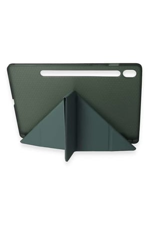 Galaxy Tab A9 Plus Kılıf Kalemlikli Mars Tablet Kılıfı - Koyu Yeşil